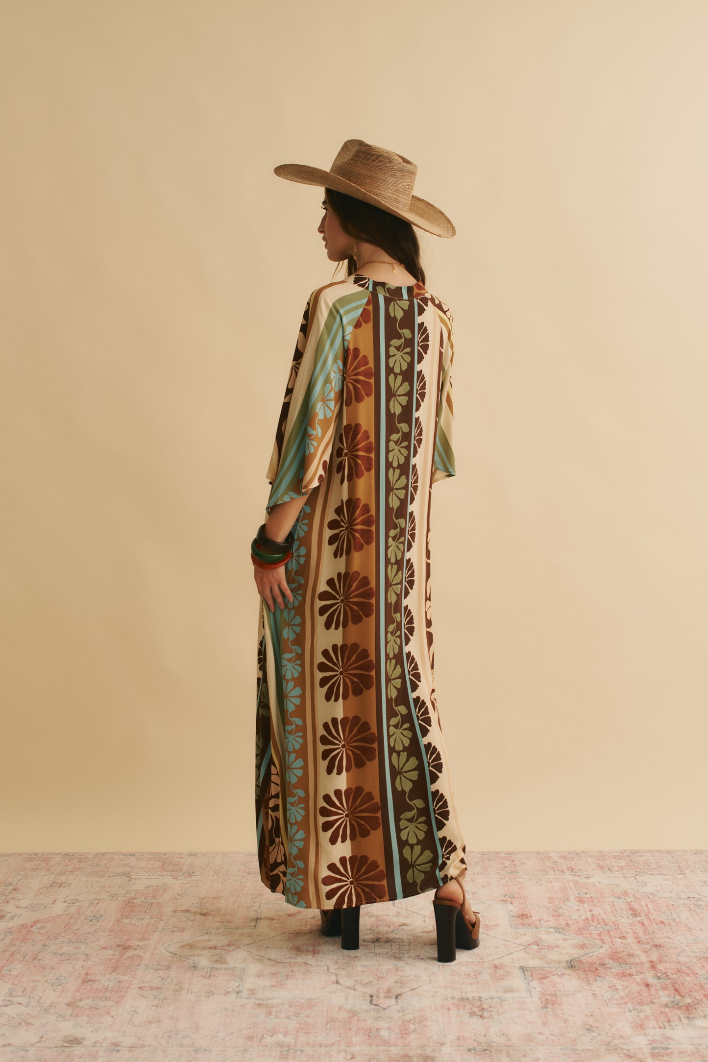 CACAO MIST PRINT BREE MAXI