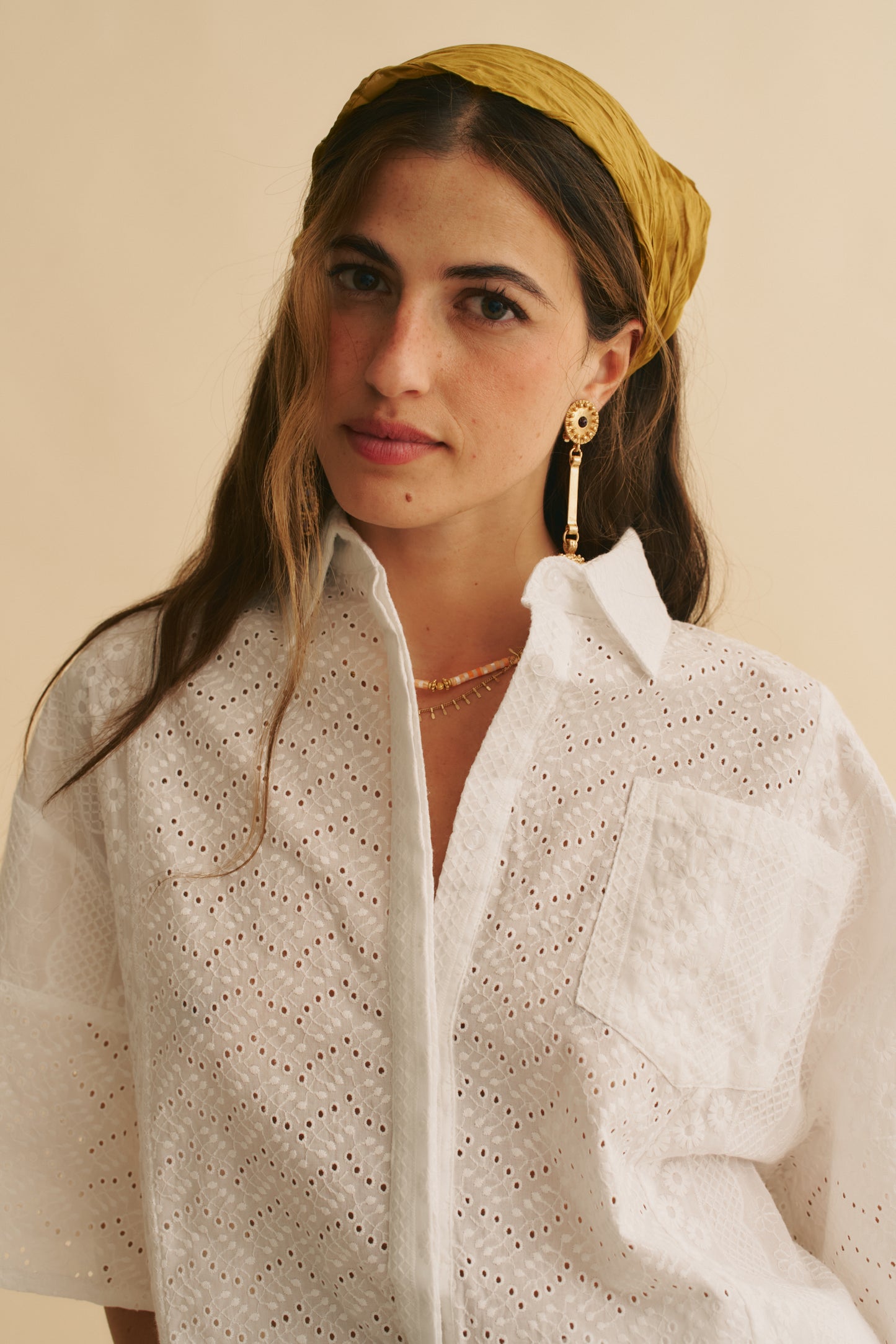 ETHEREA EMBROIDERED COVE SHIRT