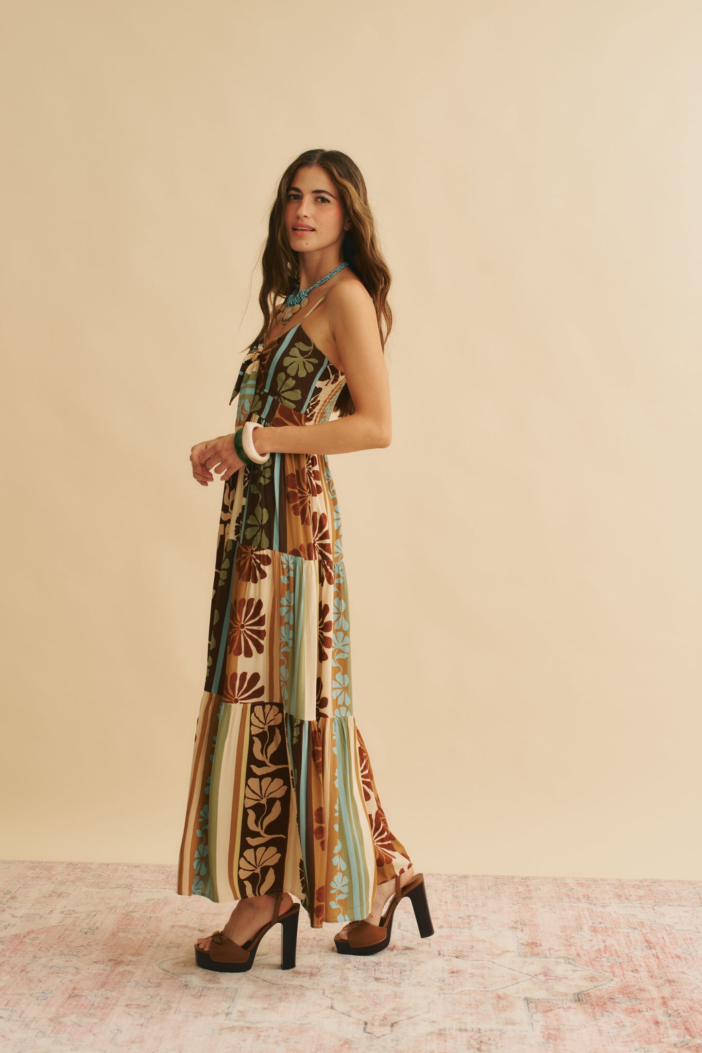 CACAO MIST PRINT BAMBI MAXI