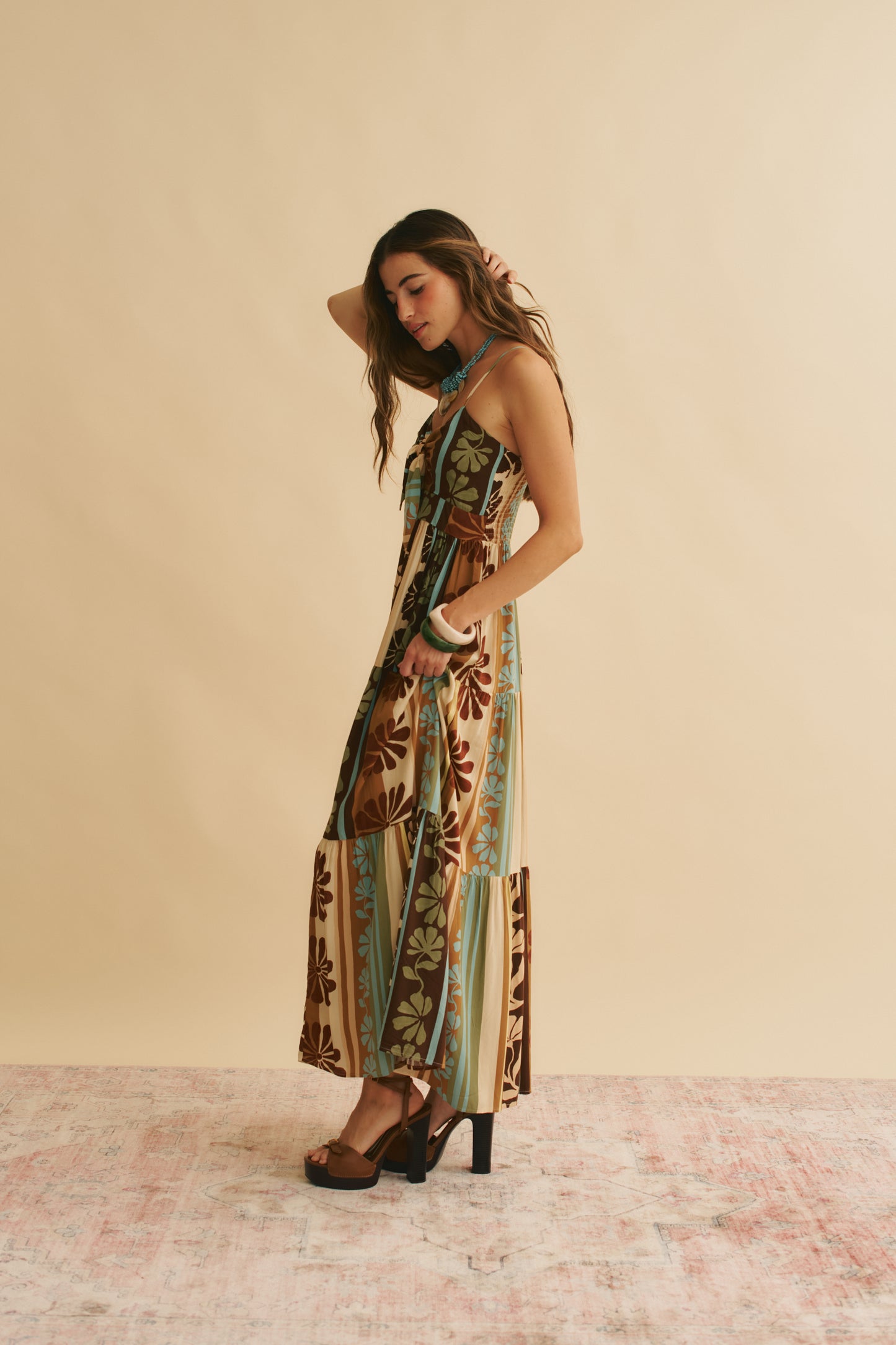 CACAO MIST PRINT BAMBI MAXI