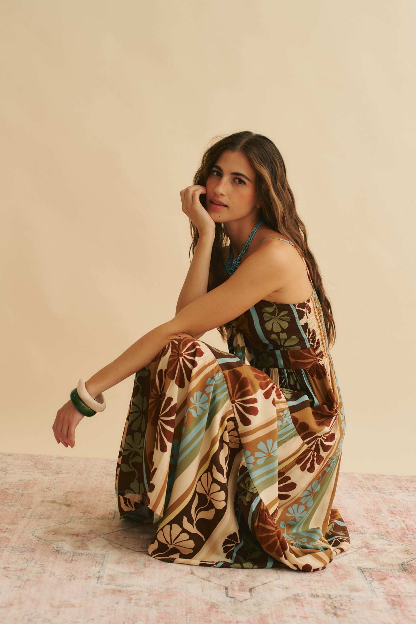 CACAO MIST PRINT BAMBI MAXI