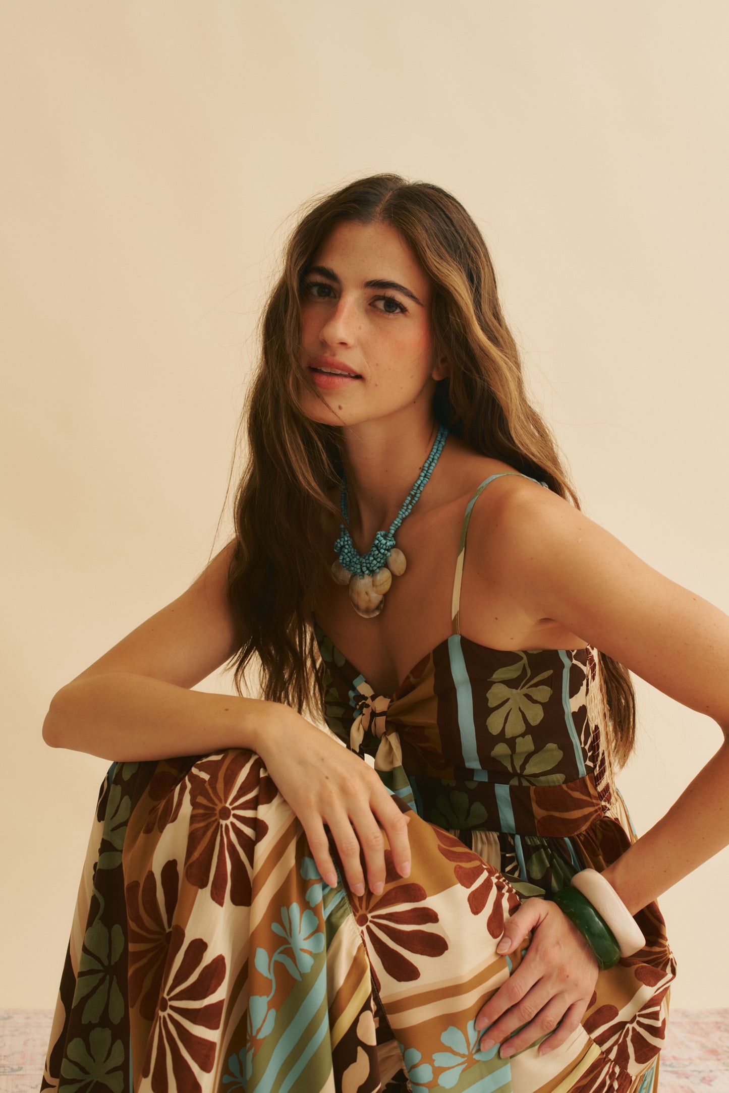CACAO MIST PRINT BAMBI MAXI
