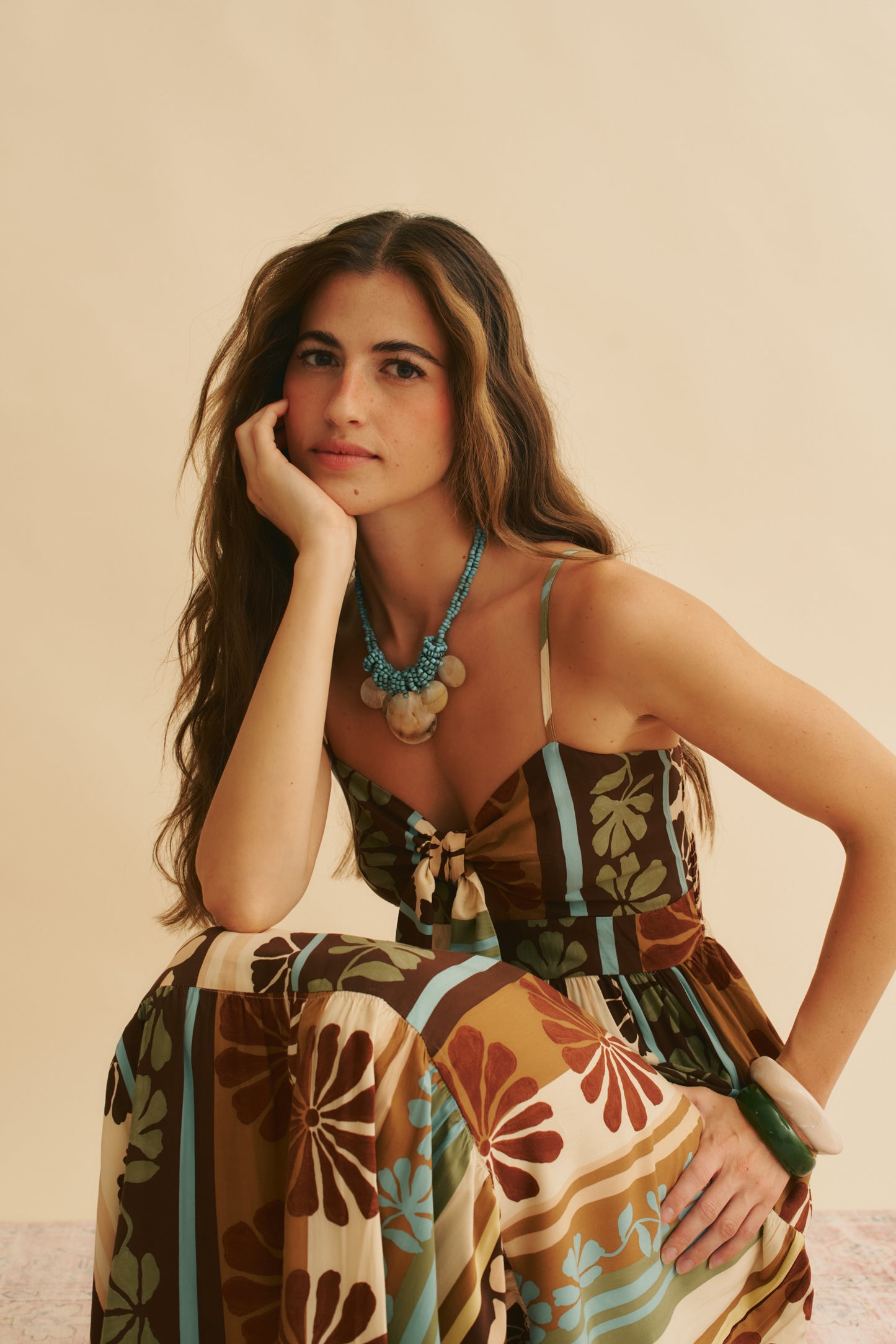 CACAO MIST PRINT BAMBI MAXI