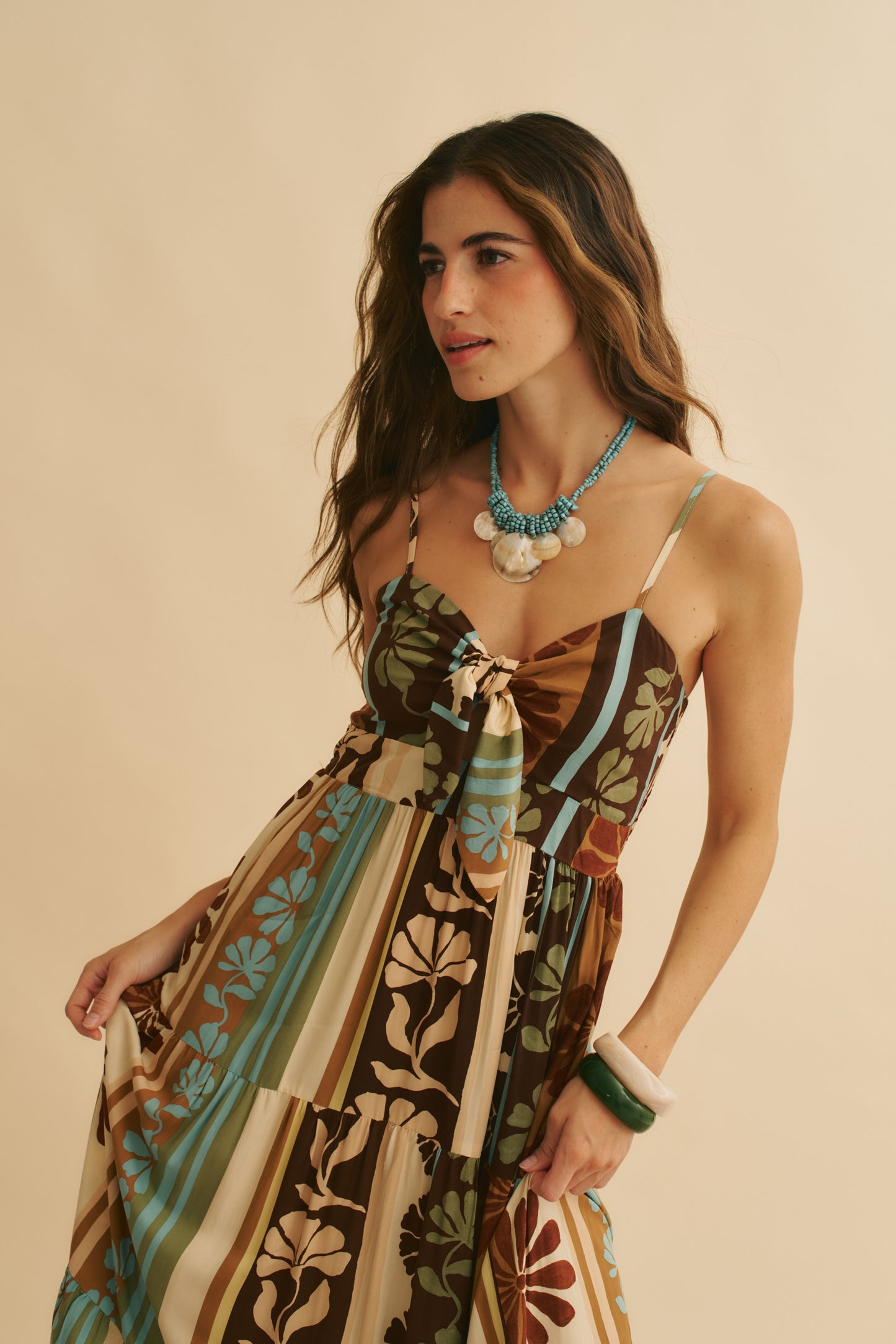 CACAO MIST PRINT BAMBI MAXI