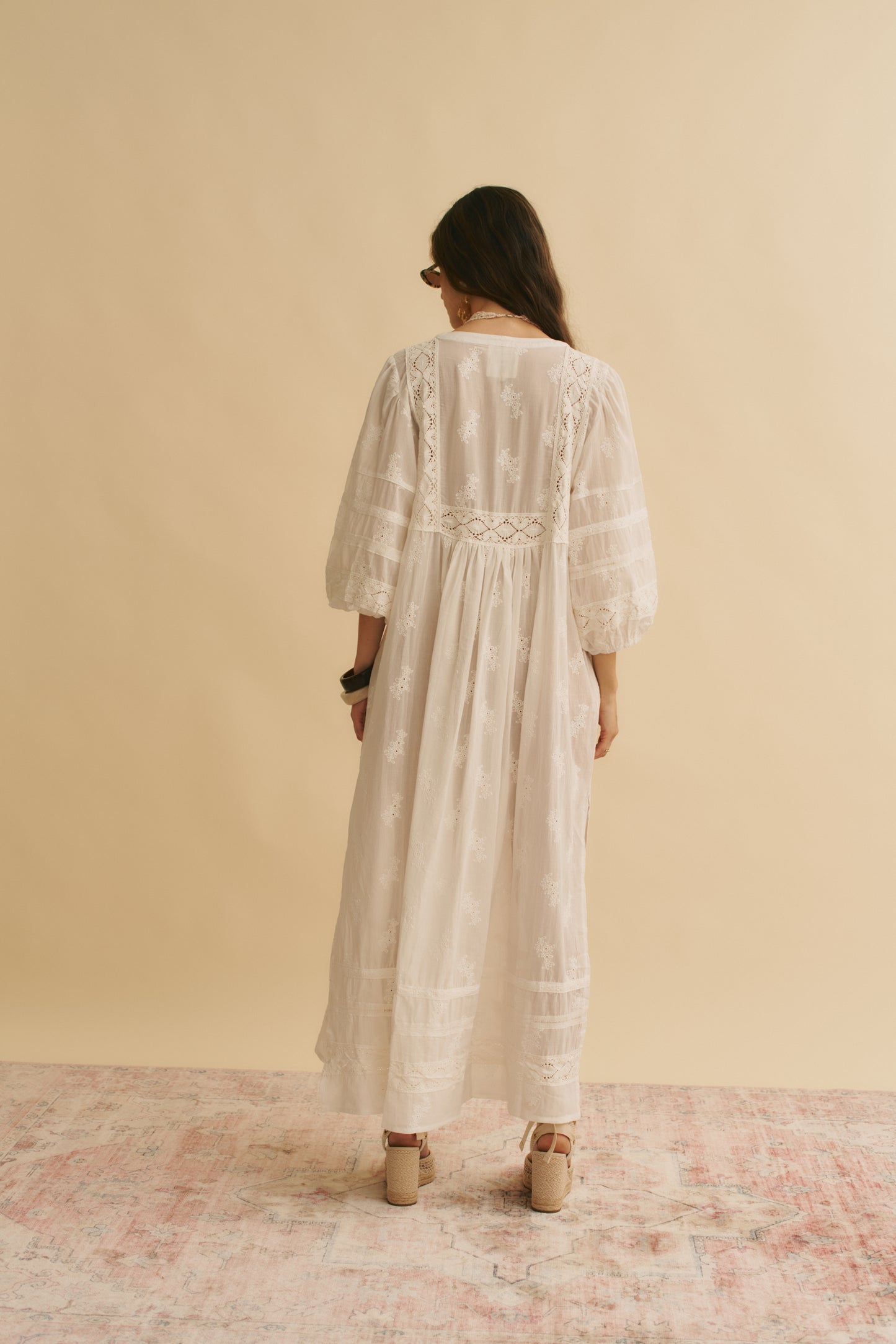 ETHEREA EMBROIDERED MEADOW MAXI
