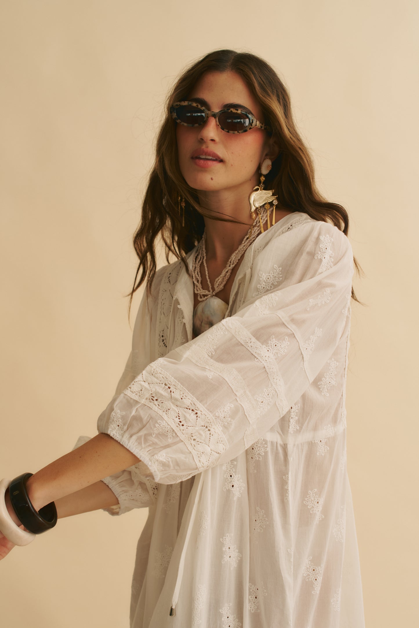 ETHEREA EMBROIDERED MEADOW MAXI