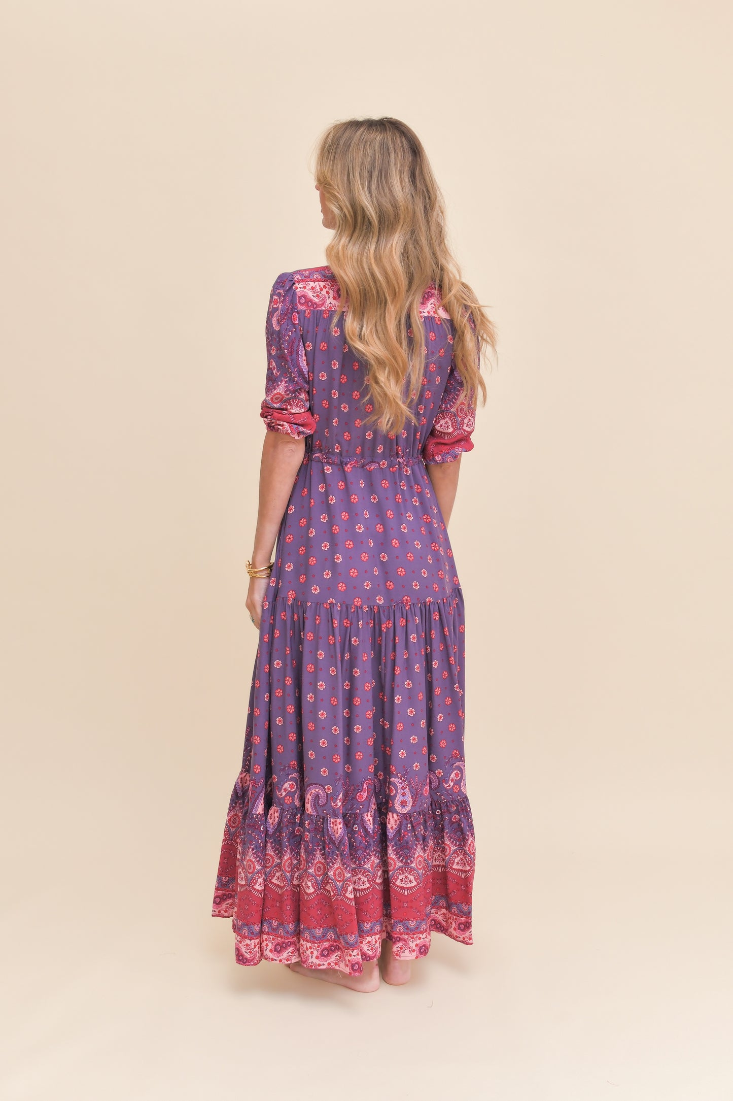 ROSEWOOD PRINT TESSA MAXI