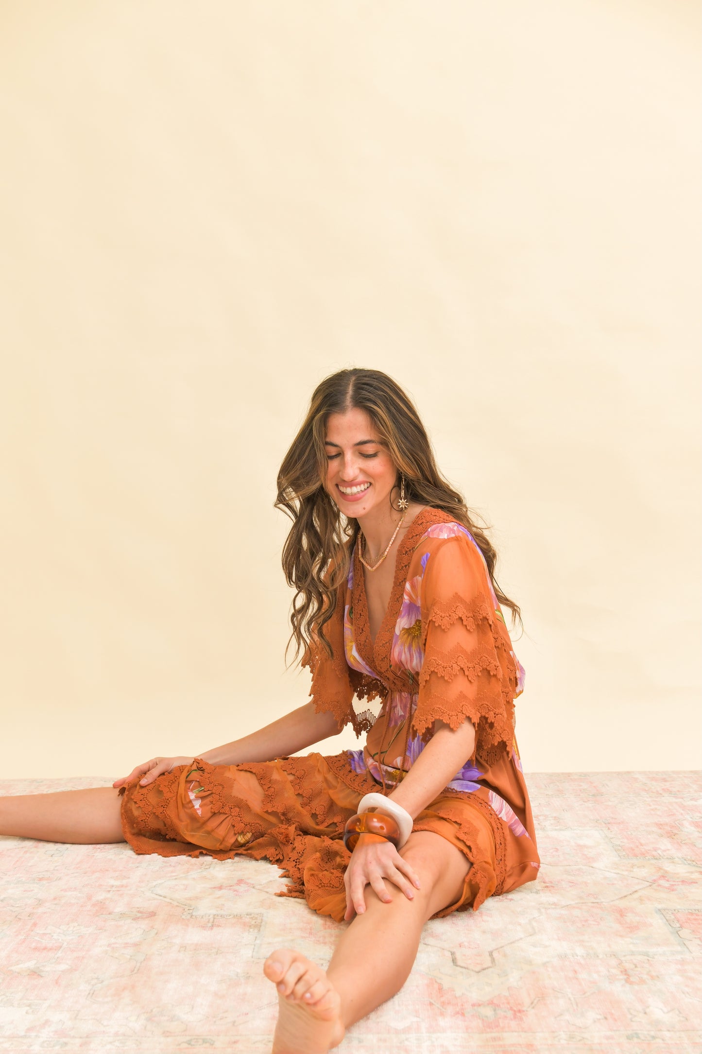 SERENDIPITY PRINT BUNGALOW DRESS