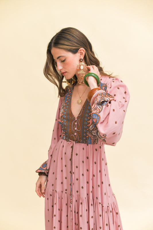 SERAPHINA PRINT TERESA MAXI DRESS