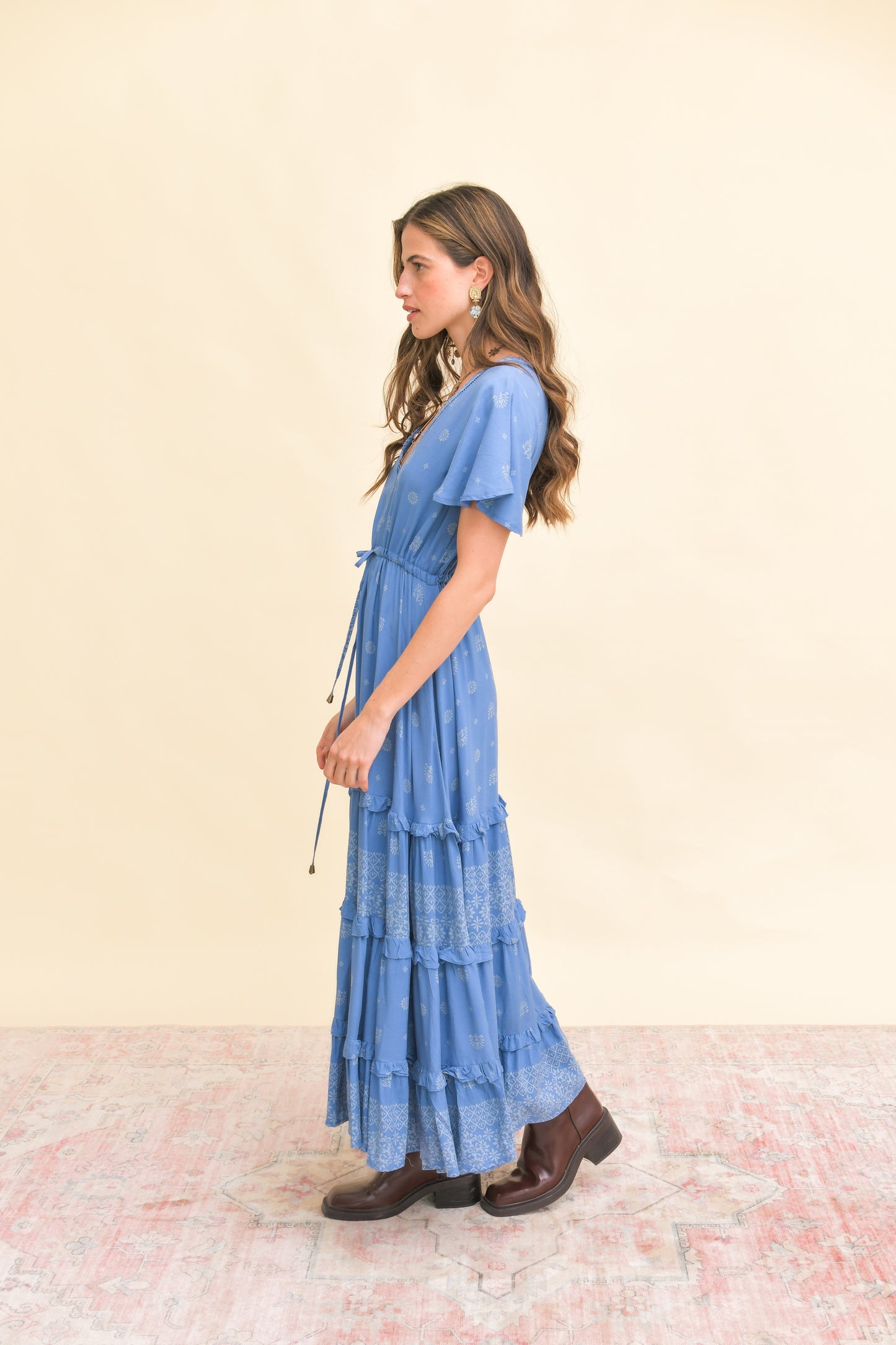 AZURRA PRINT JACKIE MAXI DRESS
