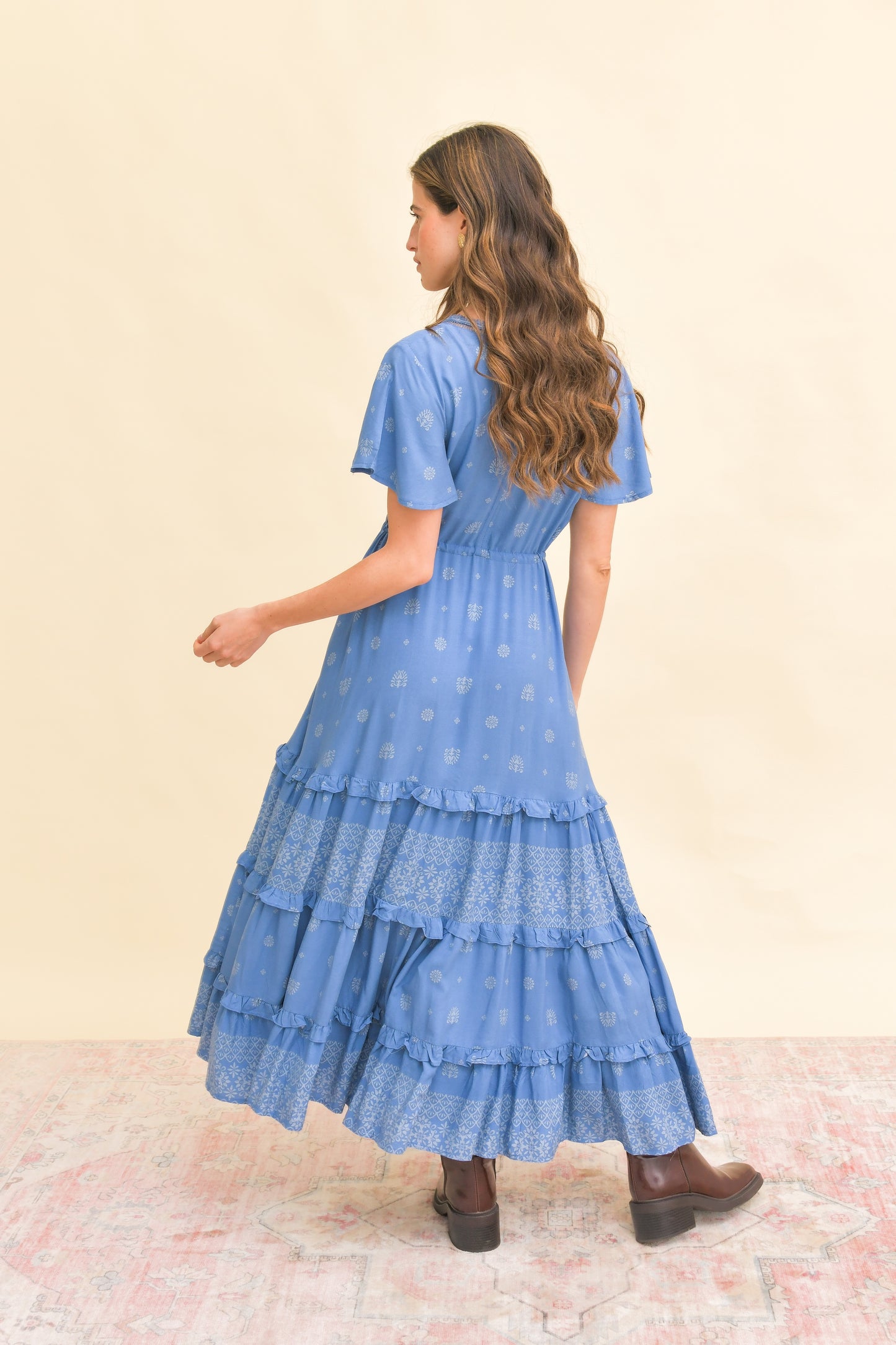 AZURRA PRINT JACKIE MAXI DRESS
