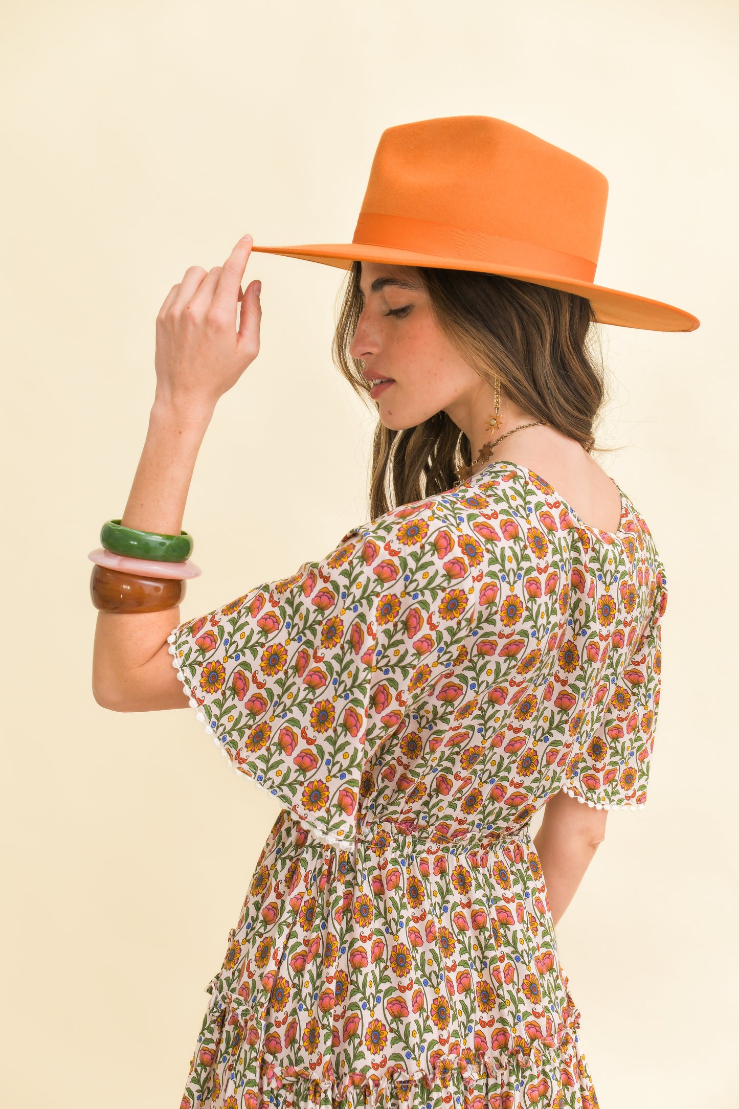 HARLOWE PRINT DAYA SHORT SLEEVE MINI DRESS