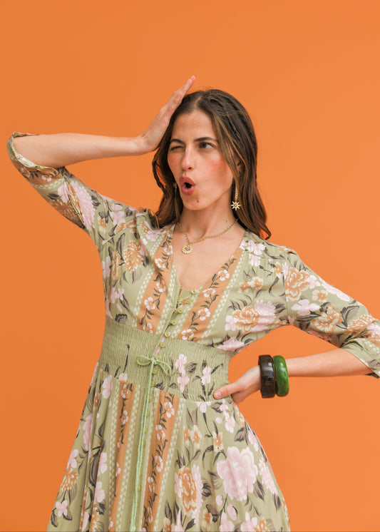 ADORE YOU PRINT INDIANA MAXI DRESS