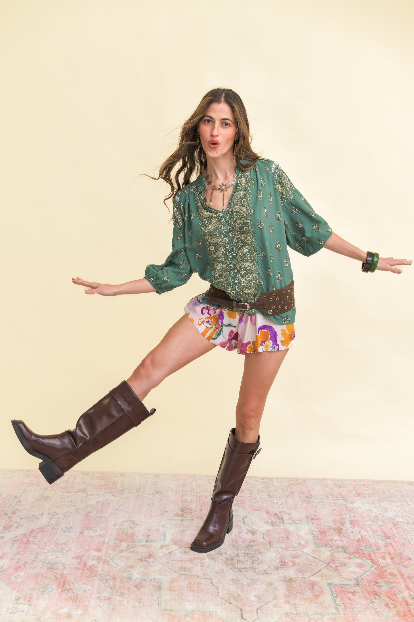 SWEET LILLY PRINT FLORA SHORTS