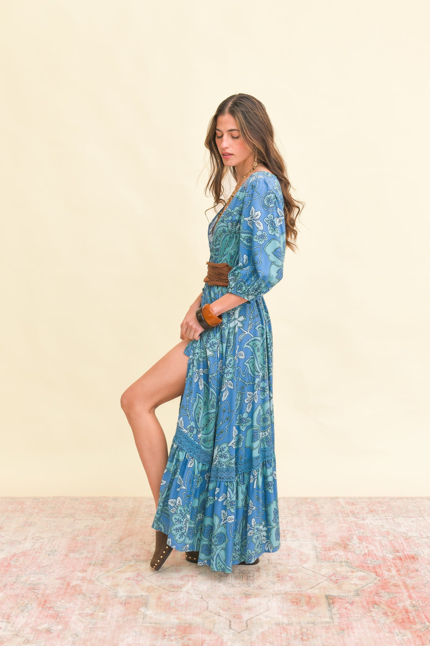 SERENADE PRINT MOLLI MAXI DRESS