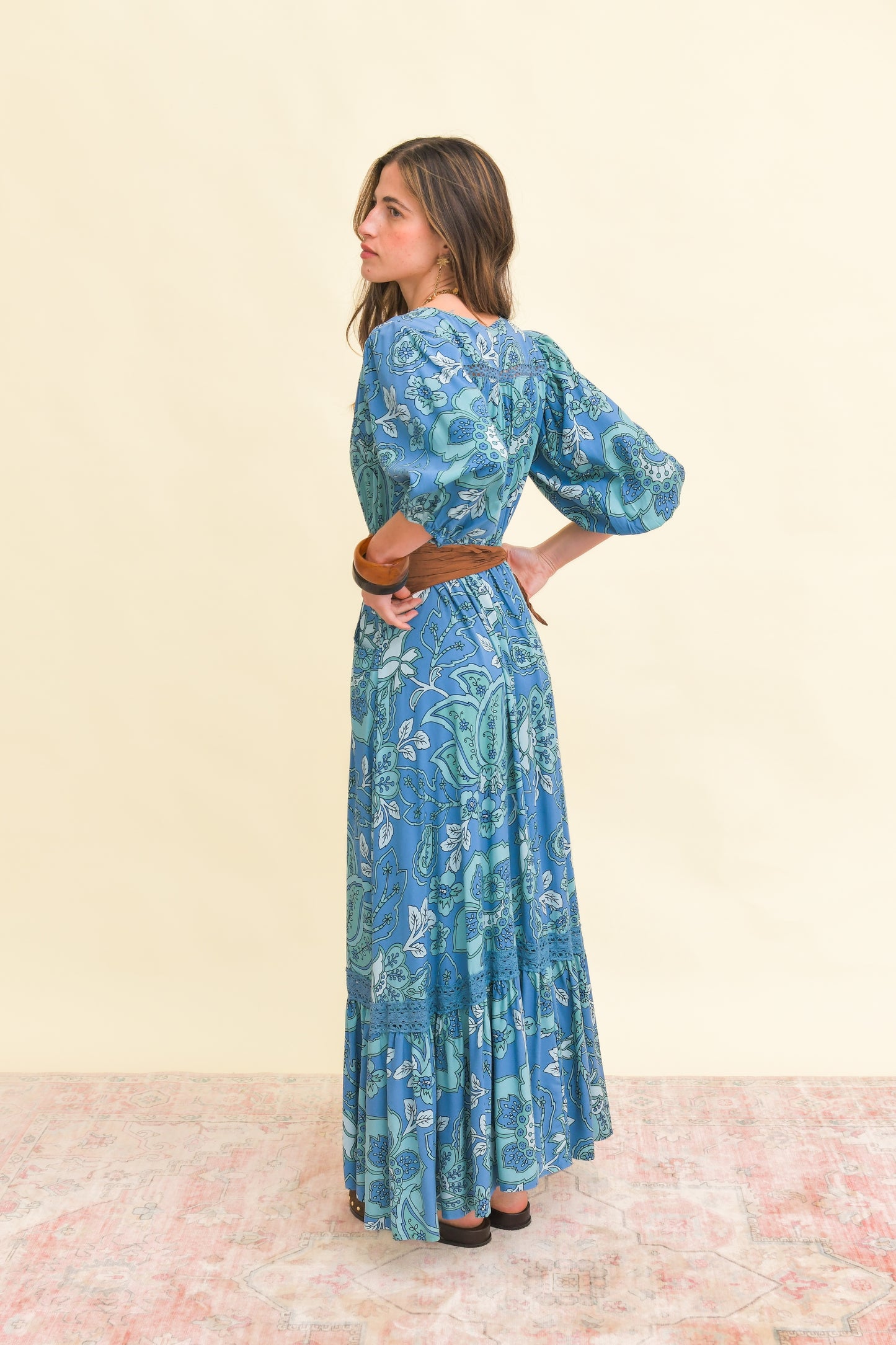 SERENADE PRINT MOLLI MAXI DRESS