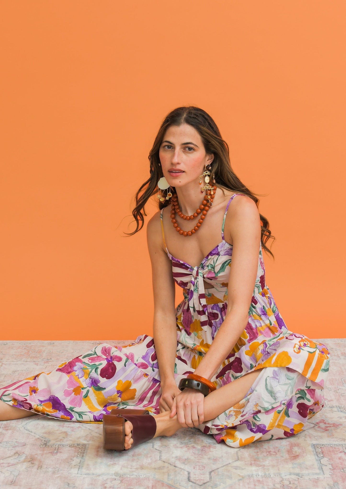 SWEET LILLY PRINT BAMBI MAXI DRESS