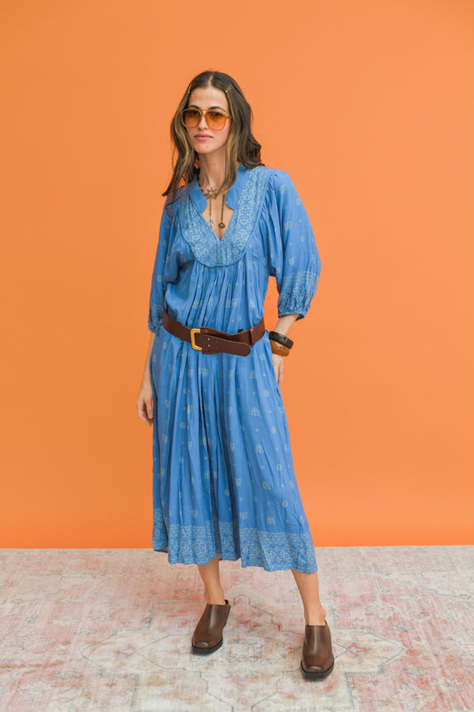 AZURRA PRINT BOHEME MIDI