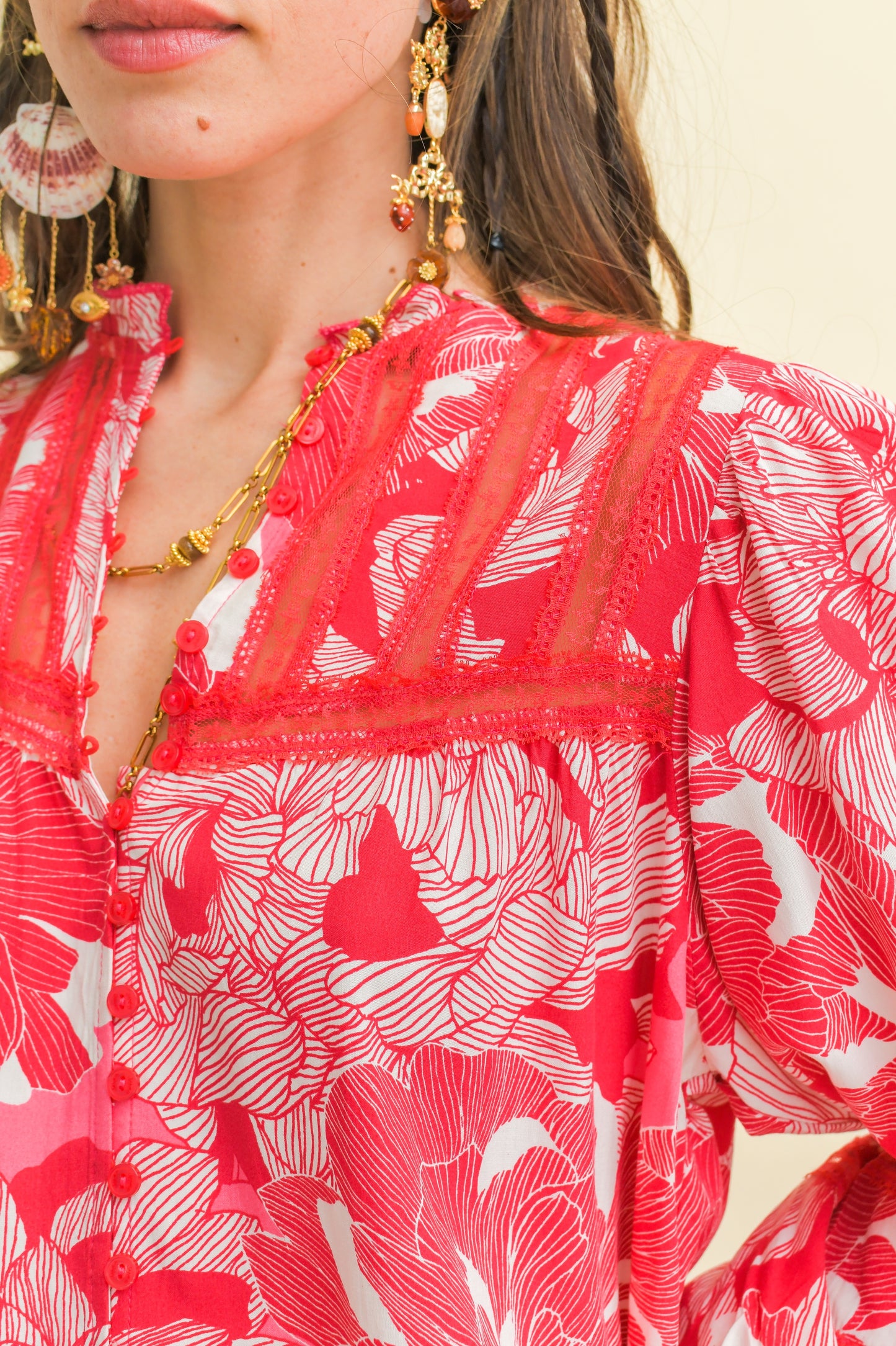 SOULINA PRINT NADIA BLOUSE