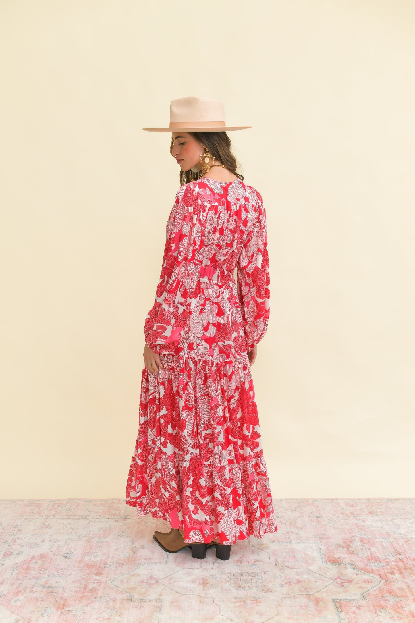 SOULINA PRINT TERESA MAXI DRESS
