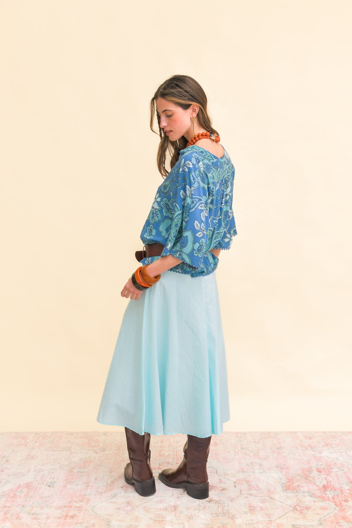 SERENADE PRINT GABRIELLA TOP