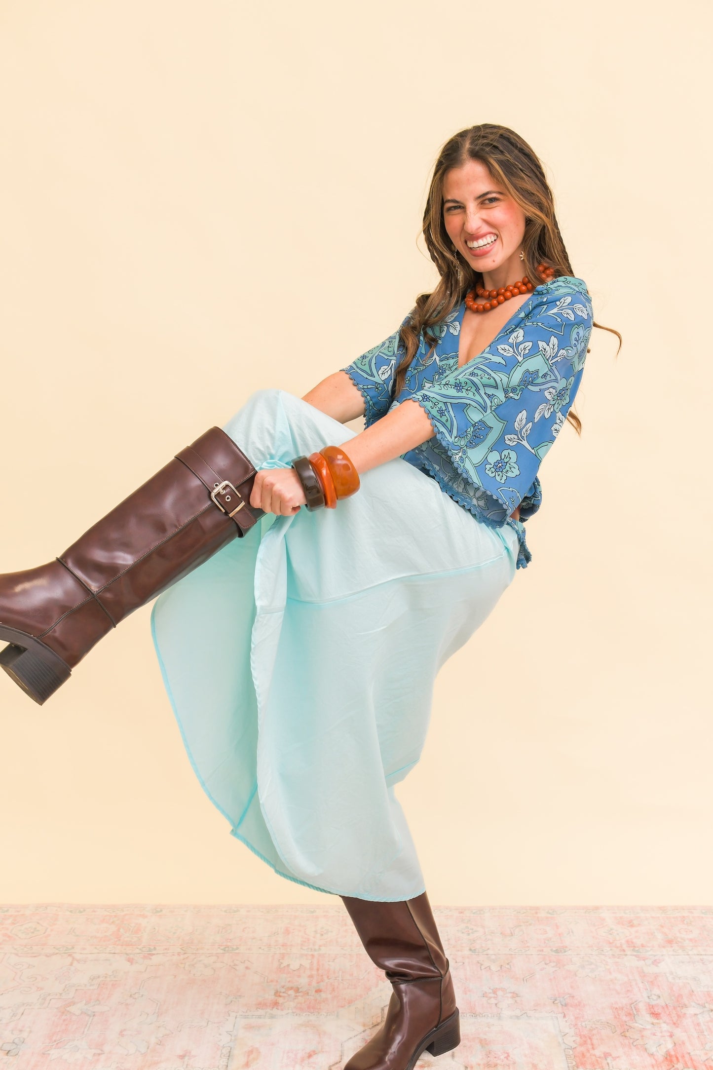 SERENADE PRINT GABRIELLA TOP