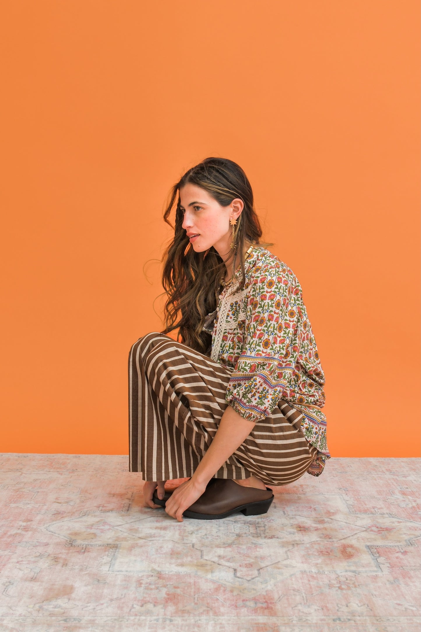 HARLOWE PRINT BEE BLOUSE