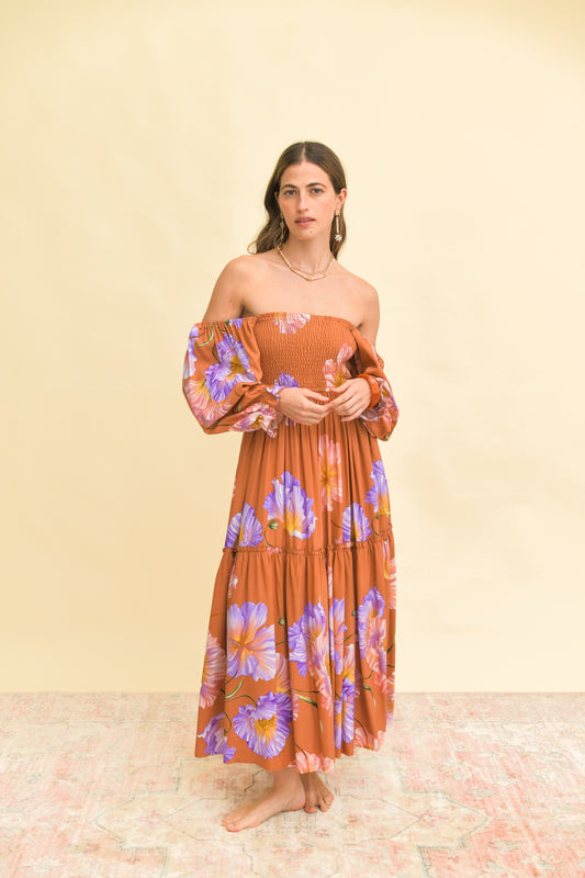 SERENDIPITY PRINT EVORY DRESS