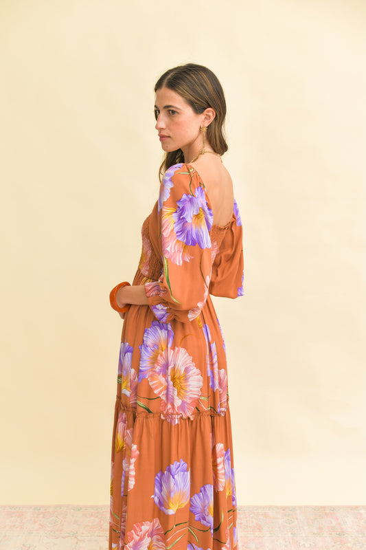 SERENDIPITY PRINT EVORY DRESS