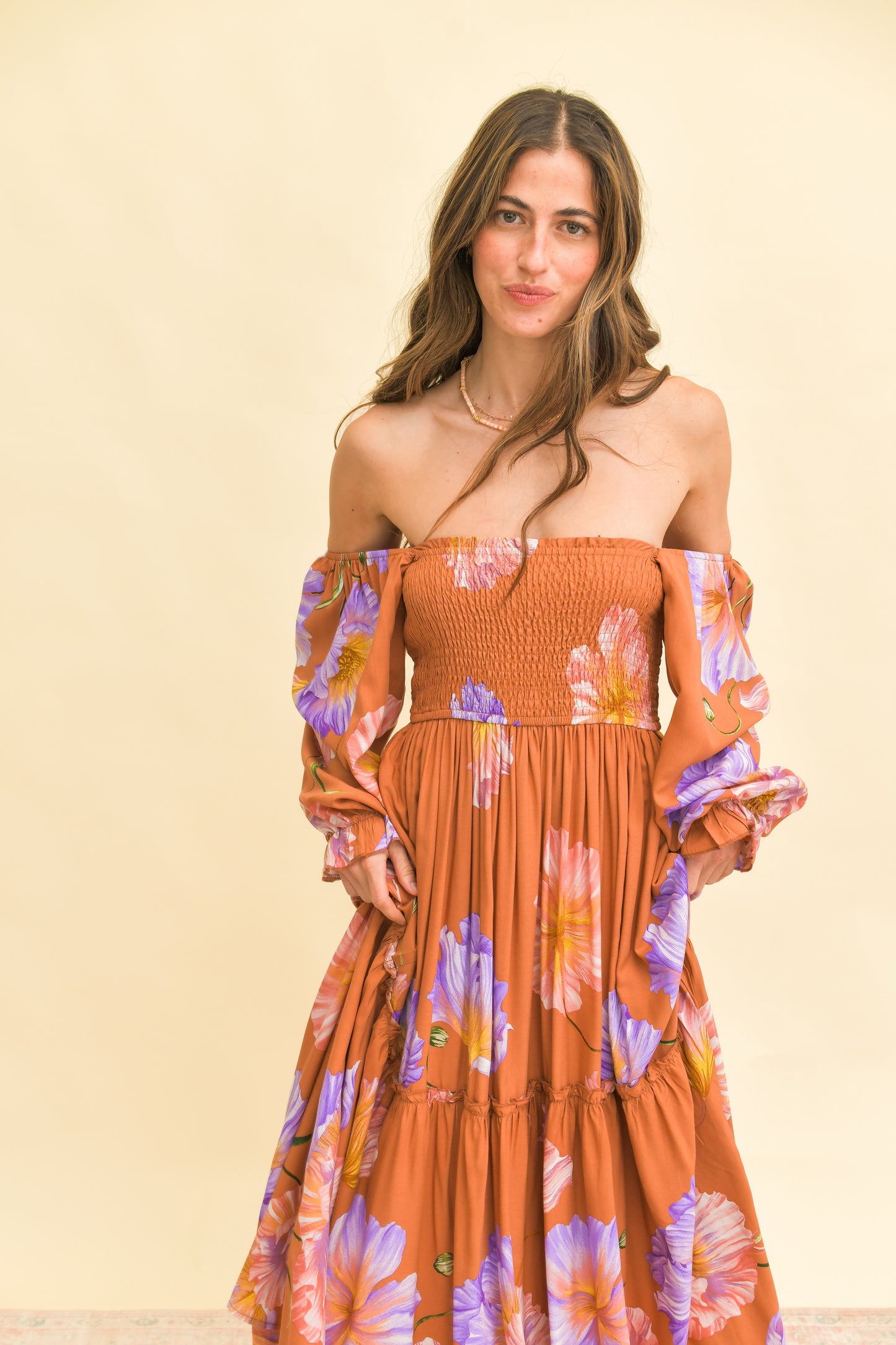 SERENDIPITY PRINT EVORY DRESS