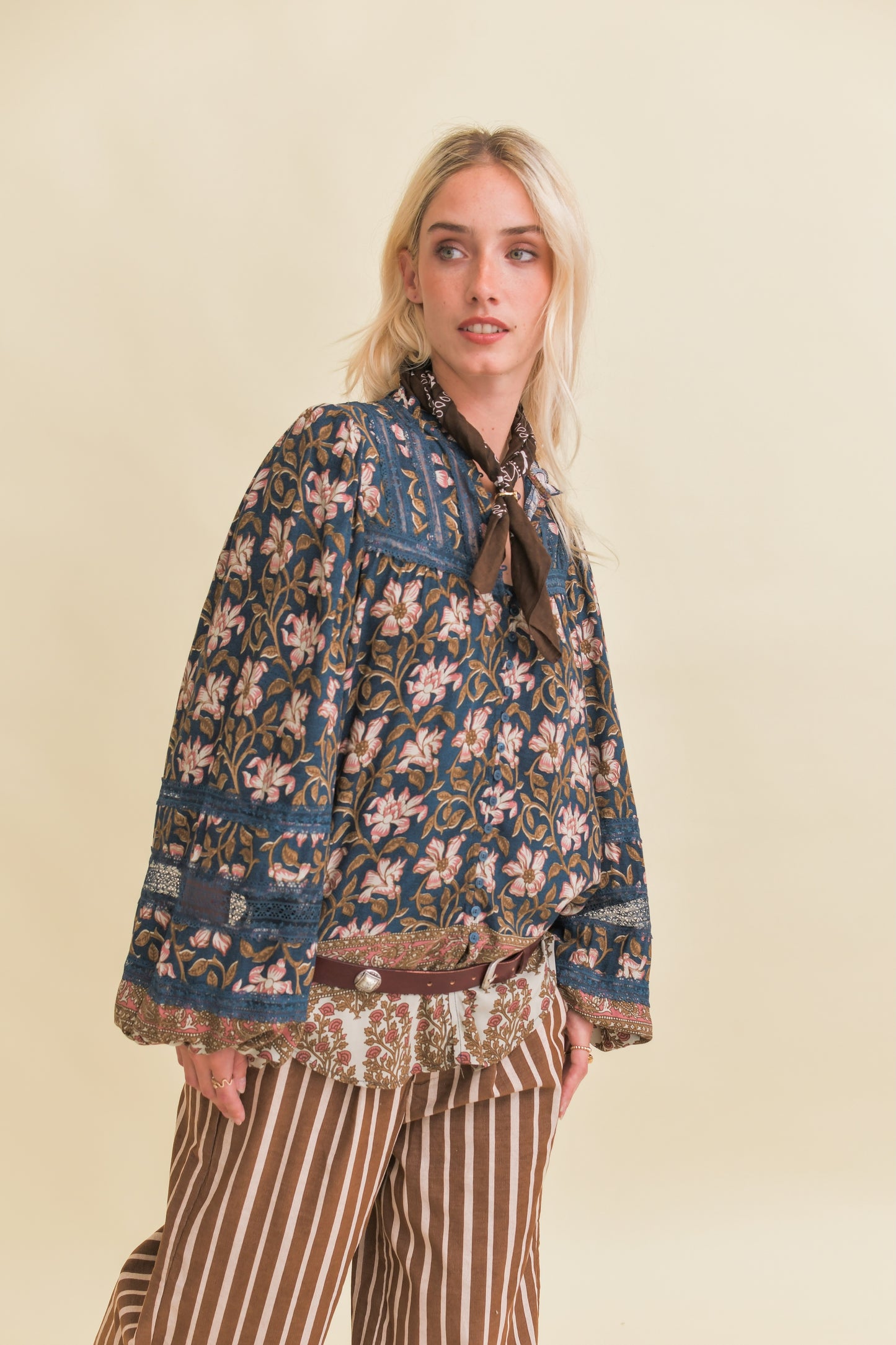 NOMADE PRINT NADIA BLOUSE