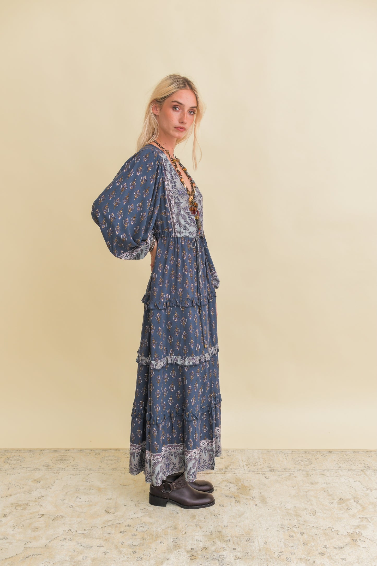 NICO PRINT LUCIANA MAXI DRESS