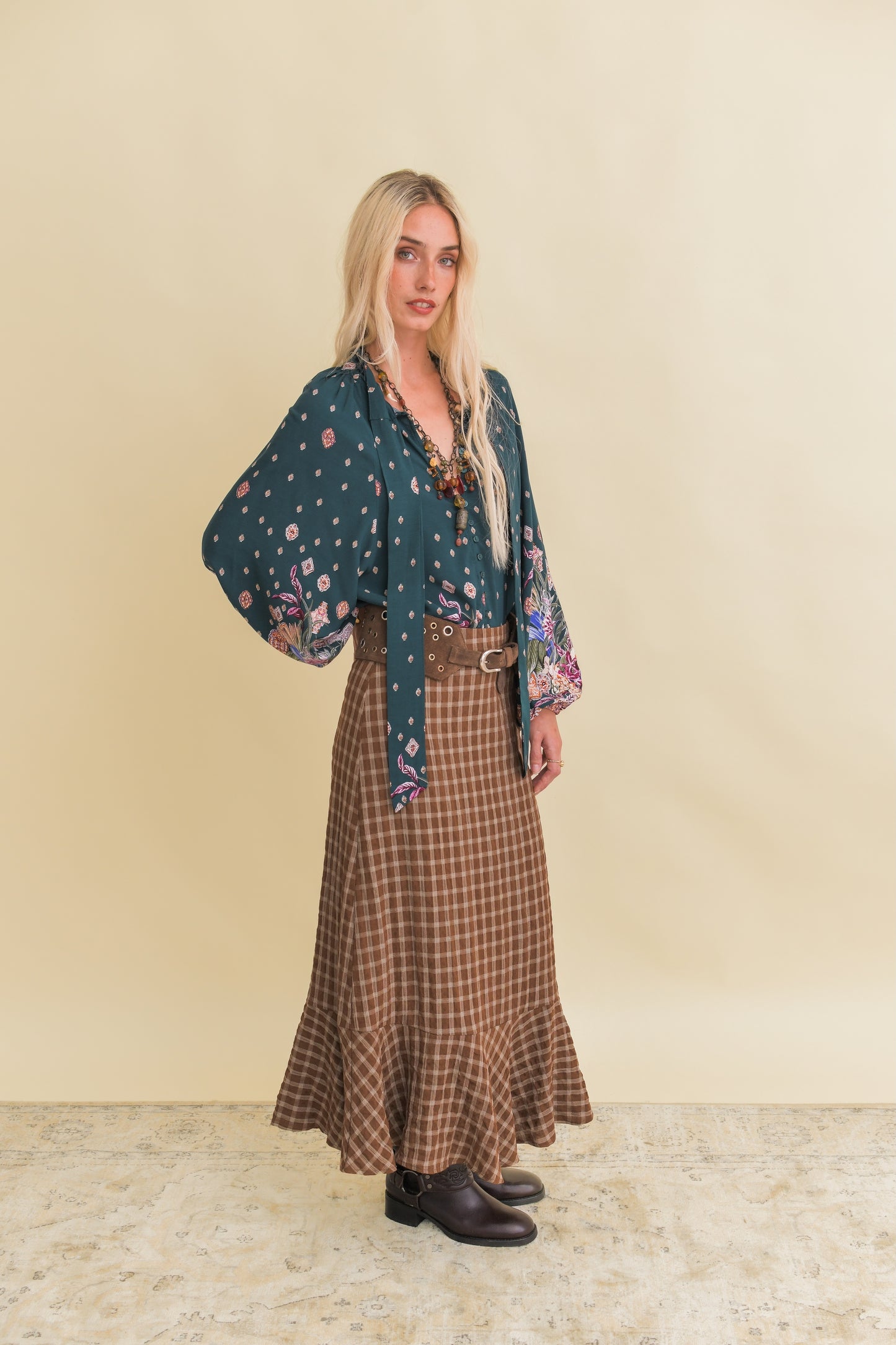 ESTELLA PRINT IMOGEN BLOUSE