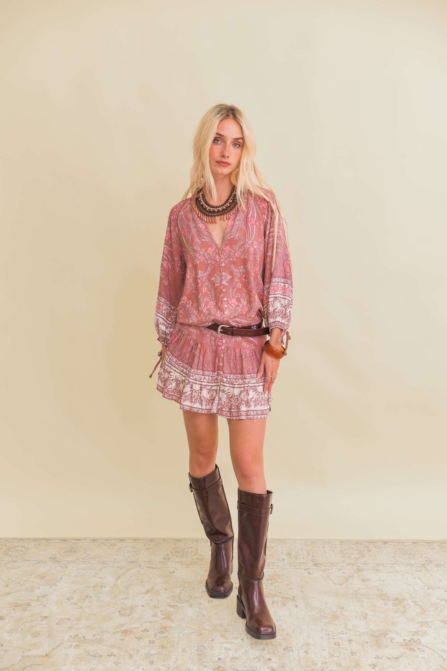 ANGELINA PRINT INKA MINI DRESS