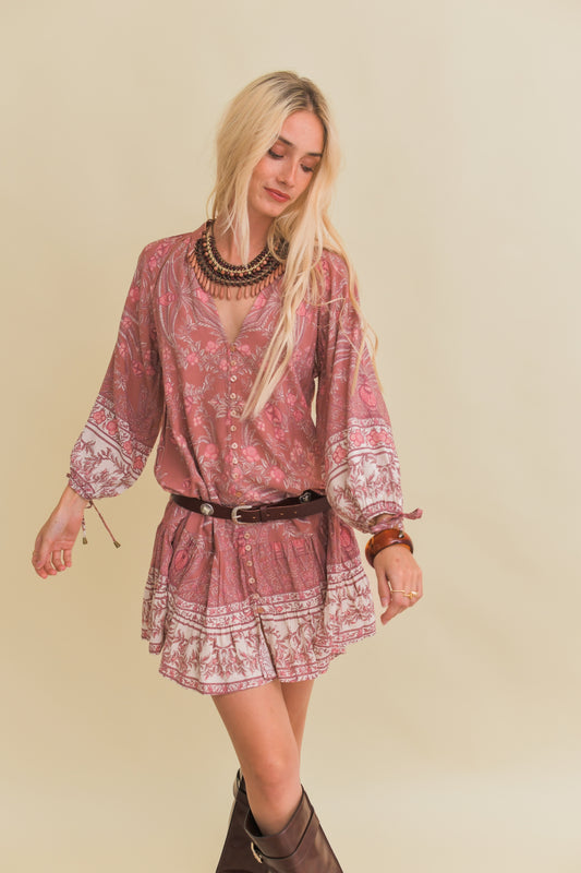 ANGELINA PRINT INKA MINI DRESS