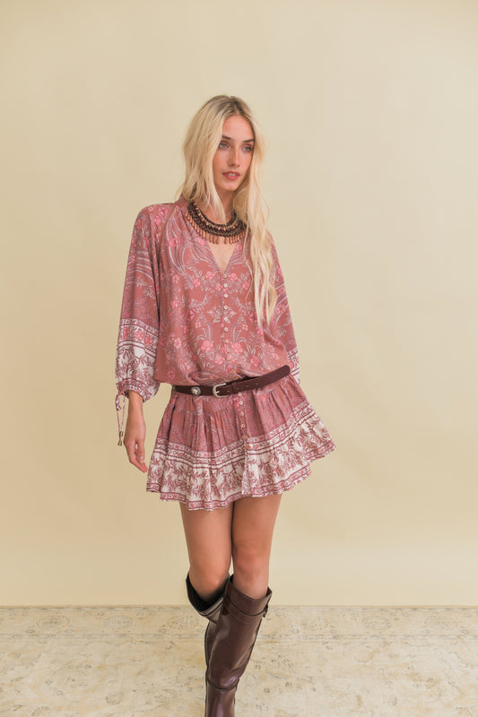 ANGELINA PRINT INKA MINI DRESS