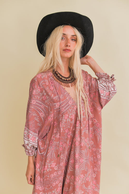 ANGELINA PRINT BREE MAXI DRESS