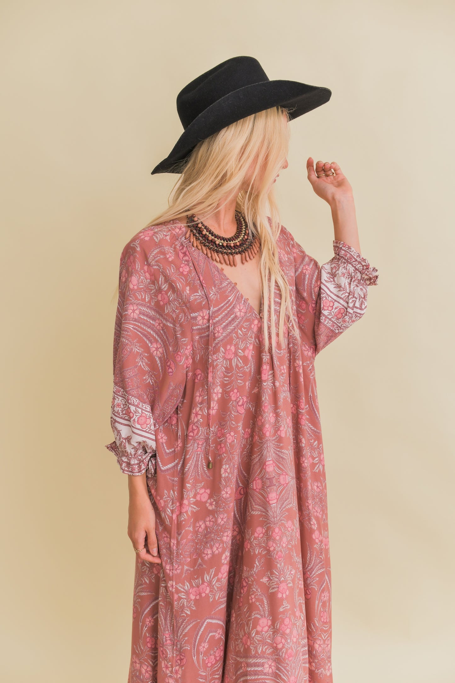 ANGELINA PRINT BREE MAXI DRESS