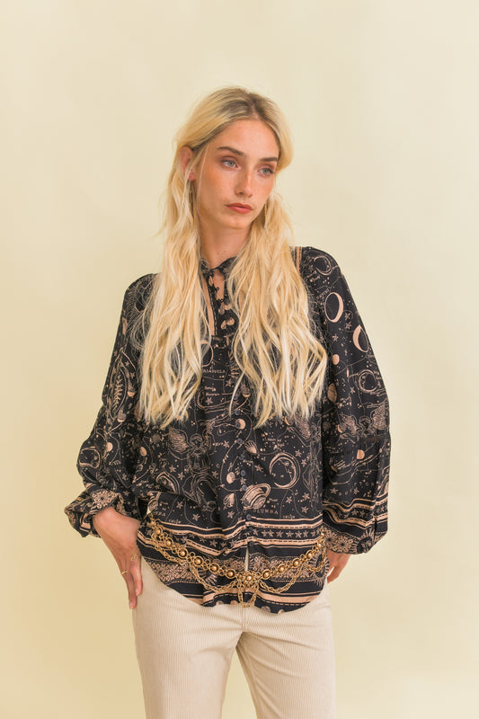 ASTRID PRINT CYRA BLOUSE