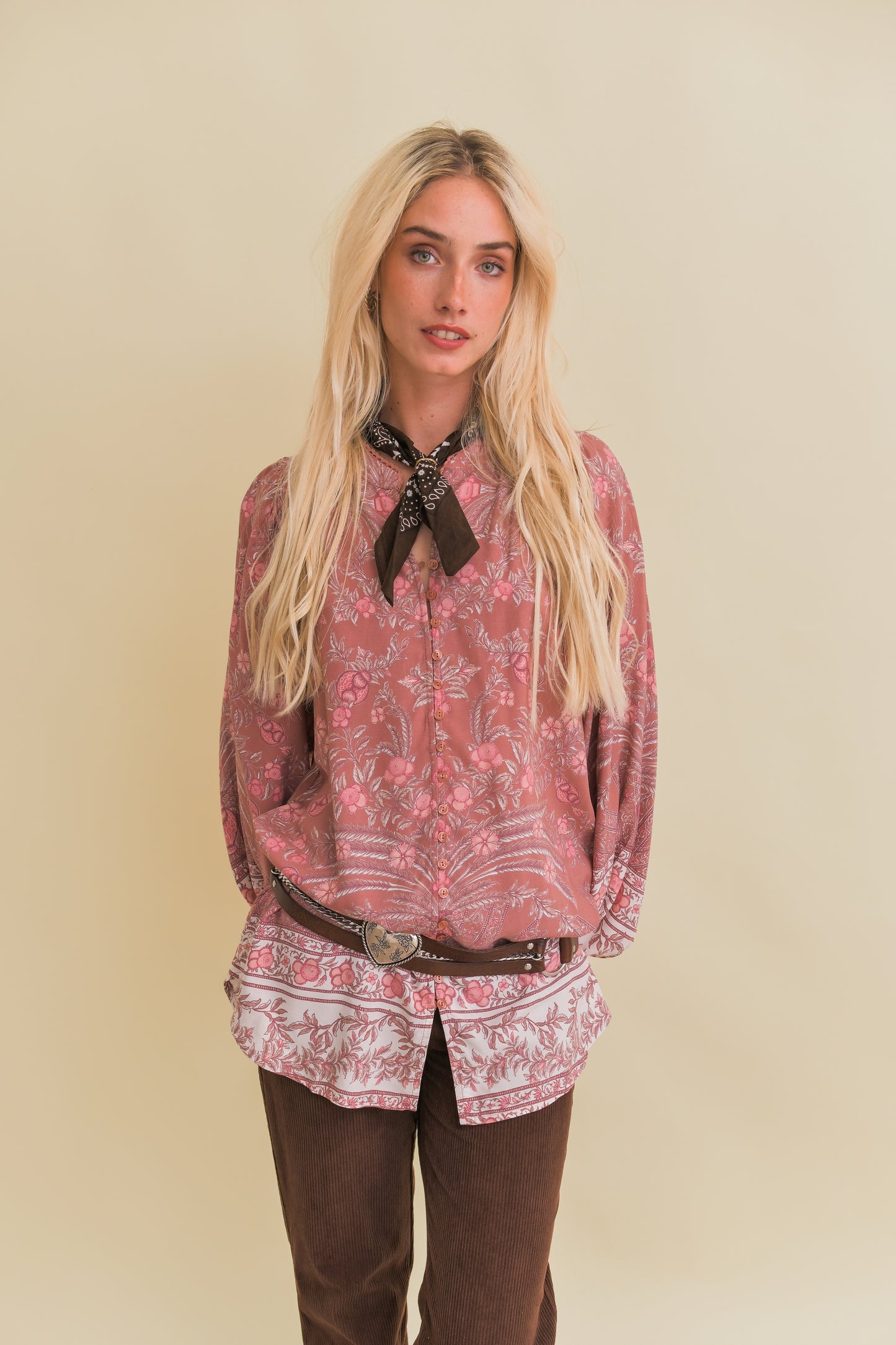 ANGELINA PRINT MAHALIA BLOUSE