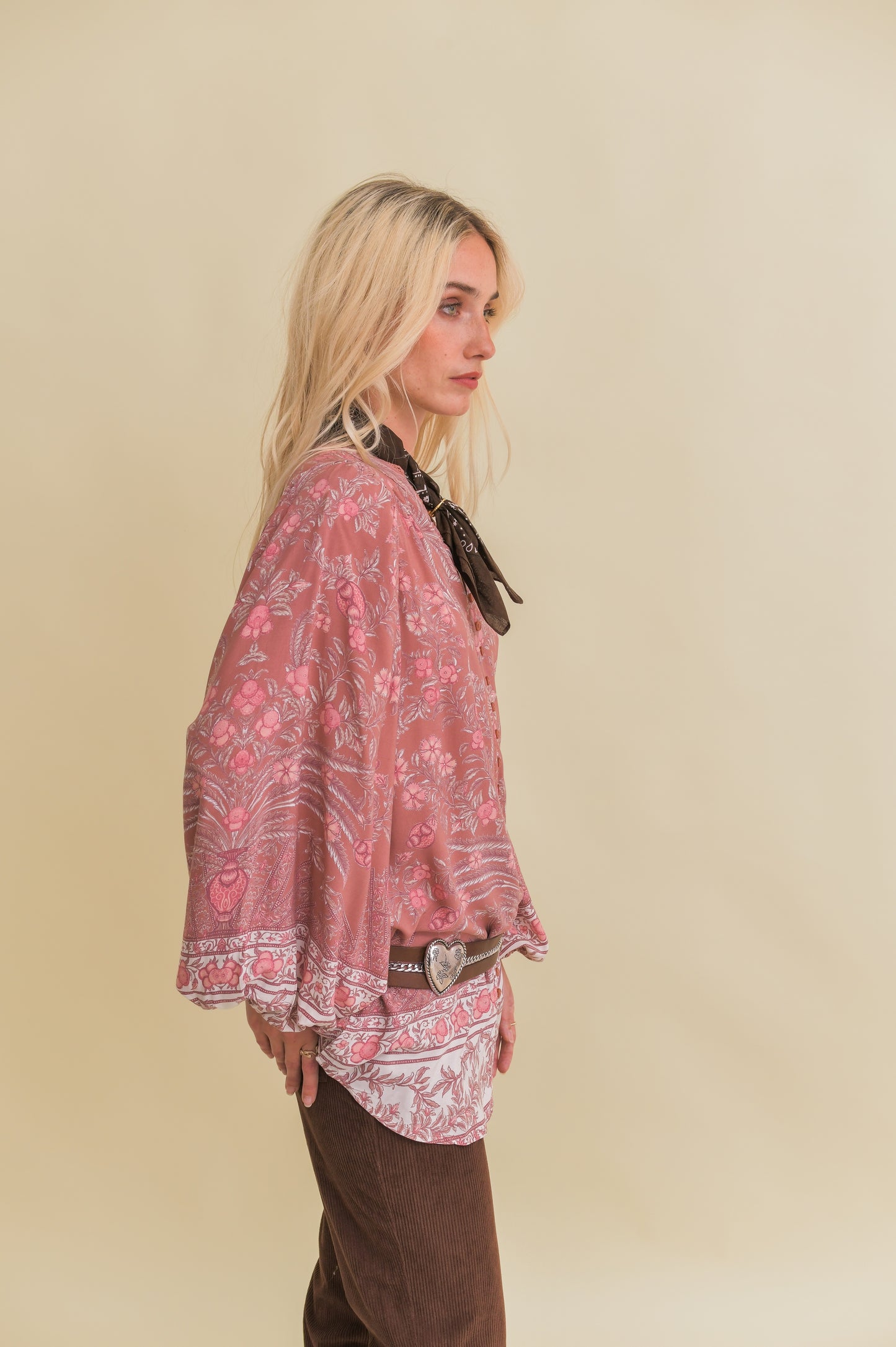 ANGELINA PRINT MAHALIA BLOUSE