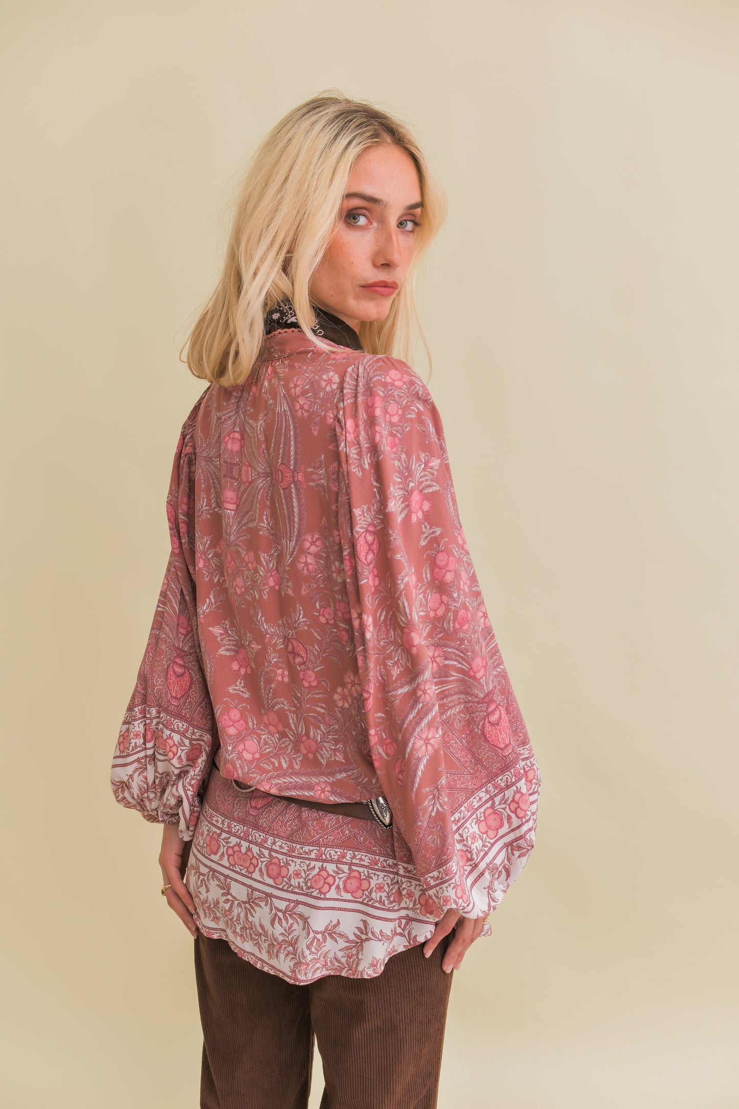 ANGELINA PRINT MAHALIA BLOUSE