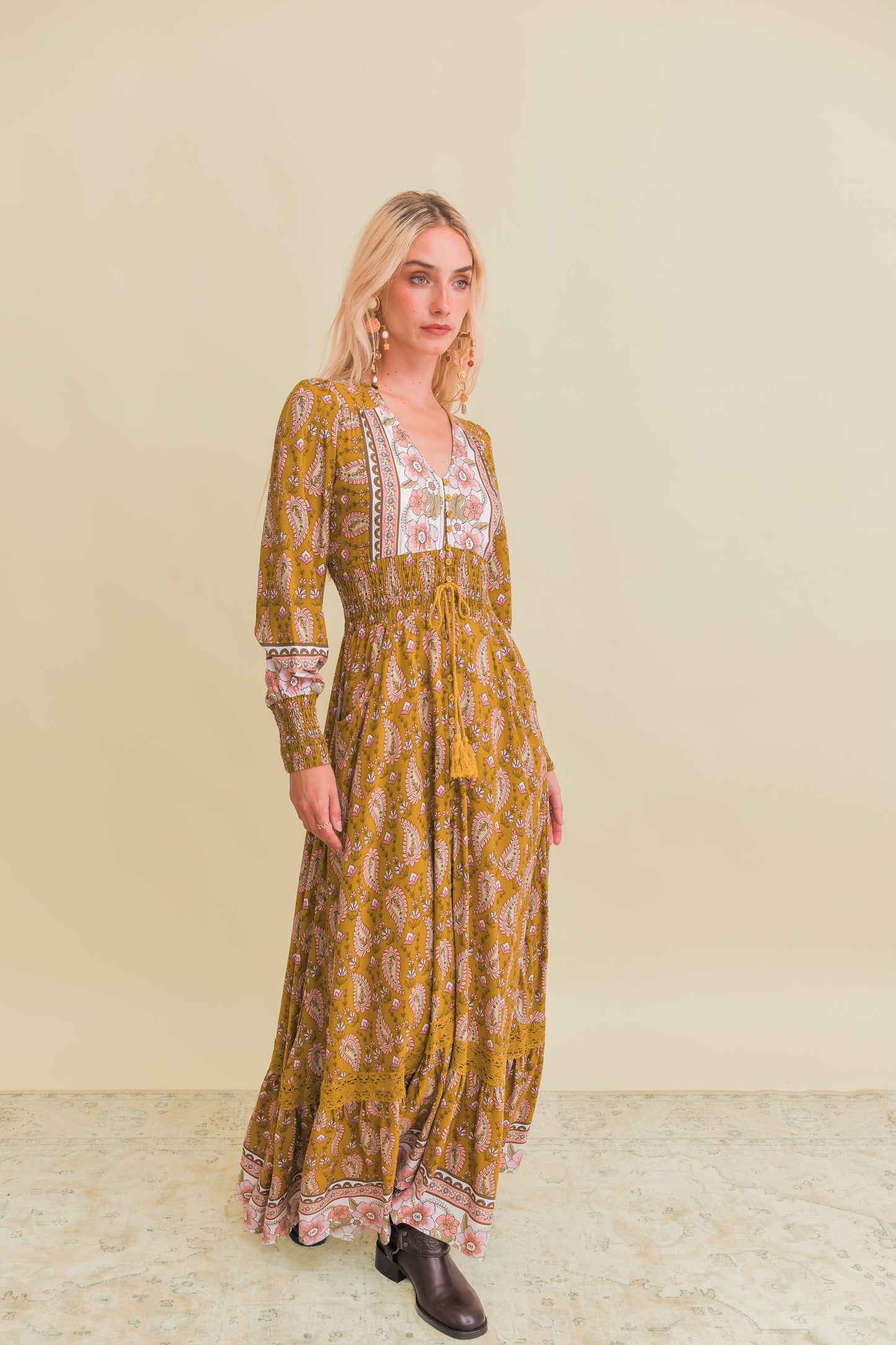 AMALIE PRINT SABRINA MAXI DRESS