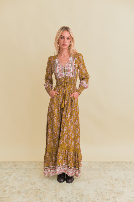 AMALIE PRINT SABRINA MAXI DRESS