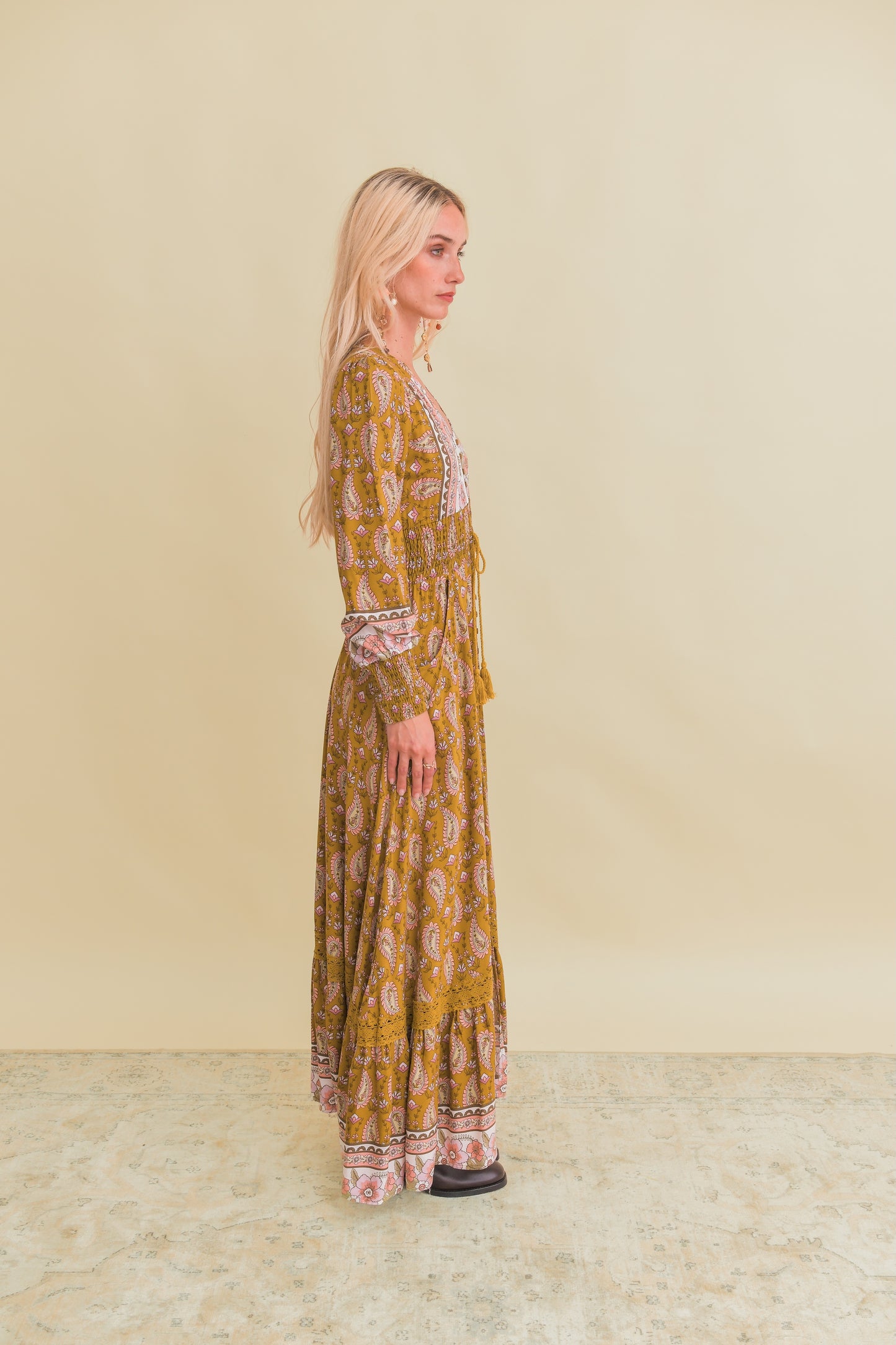 AMALIE PRINT SABRINA MAXI DRESS