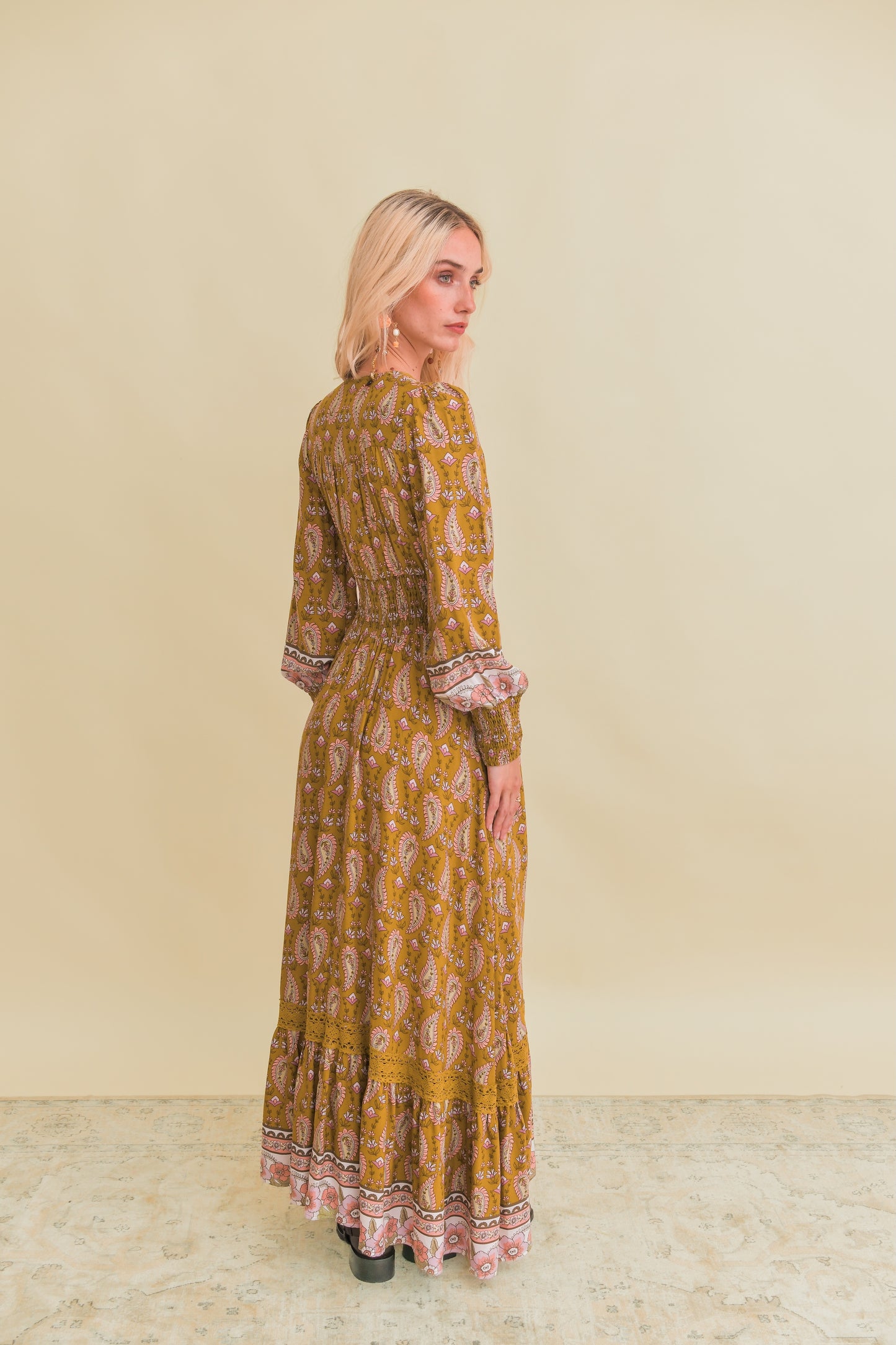 AMALIE PRINT SABRINA MAXI DRESS