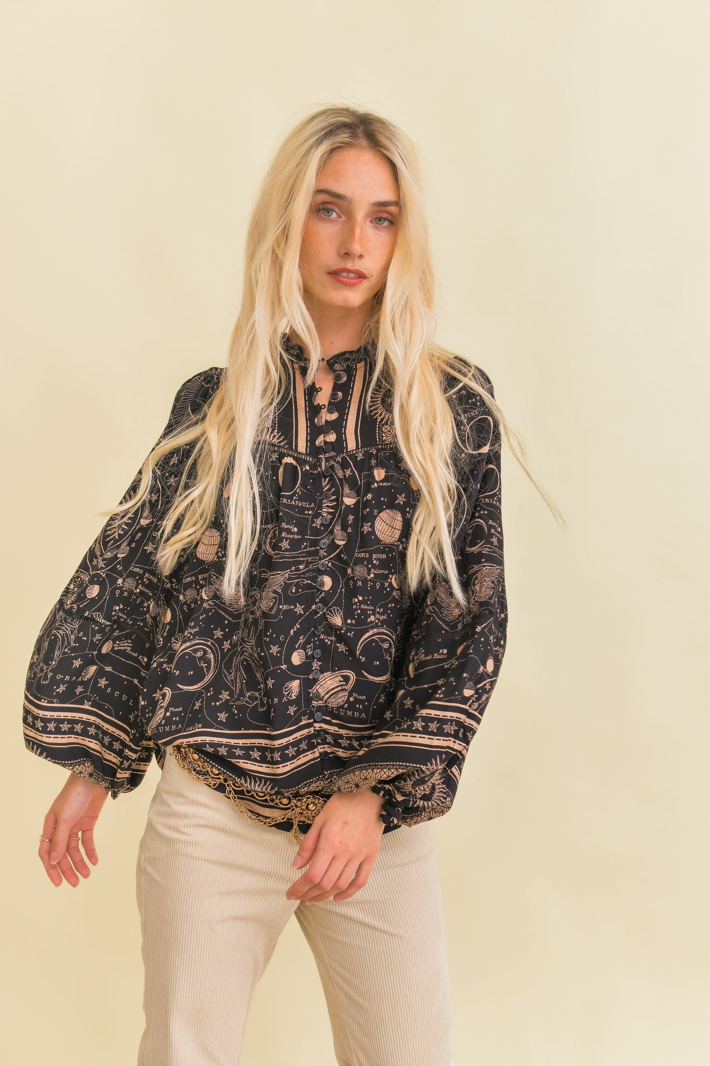 ASTRID PRINT CYRA BLOUSE