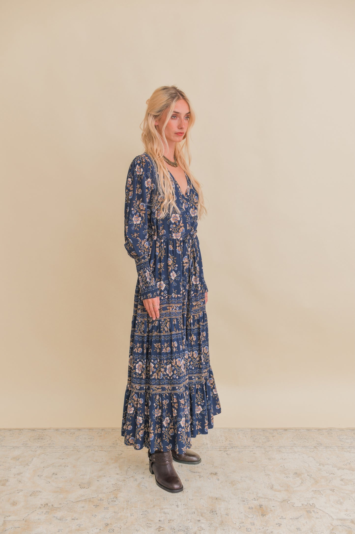 ADELINE PRINT STEPHANIE MAXI DRESS