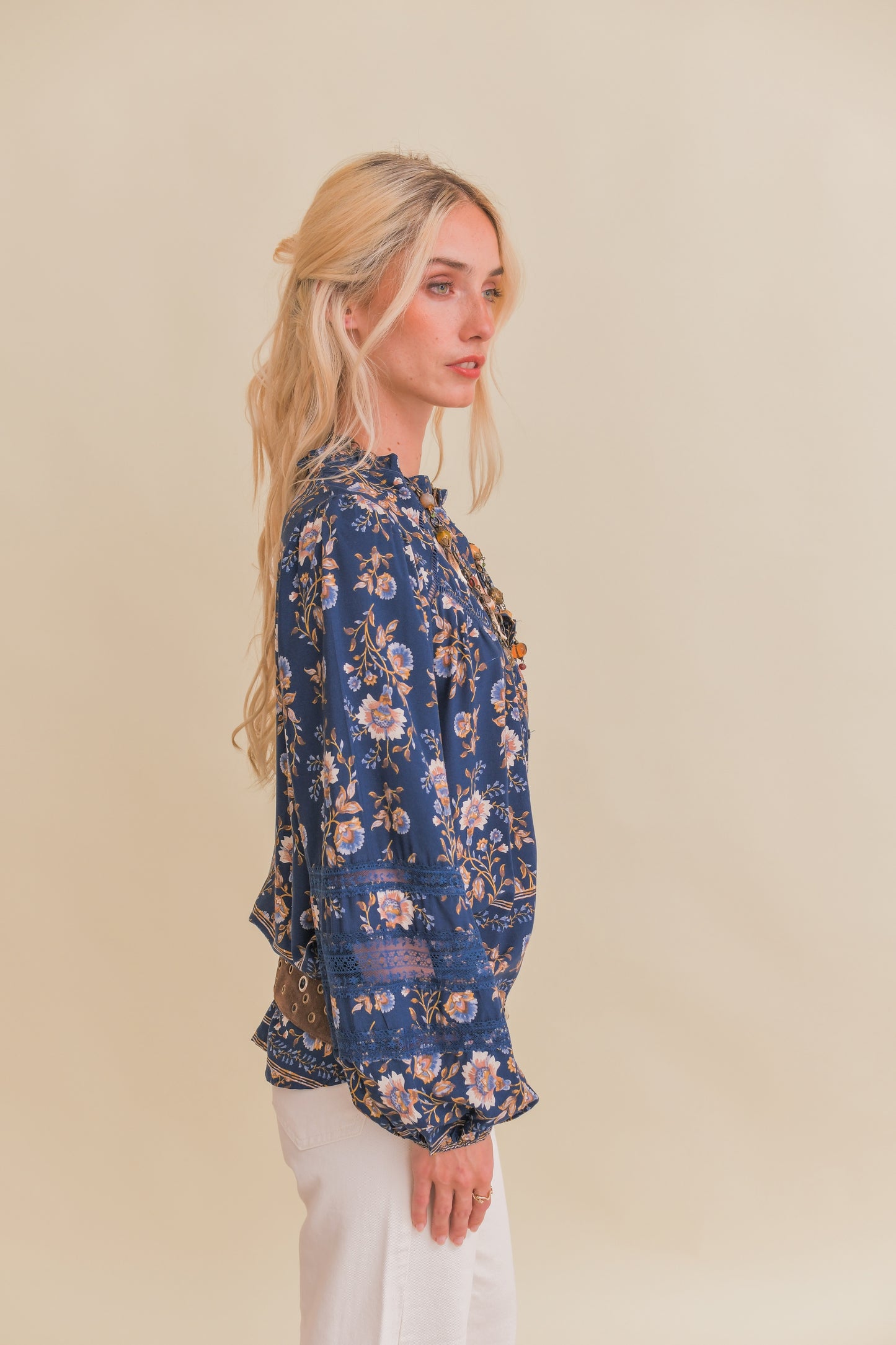 ADELINE PRINT ELIZA BLOUSE