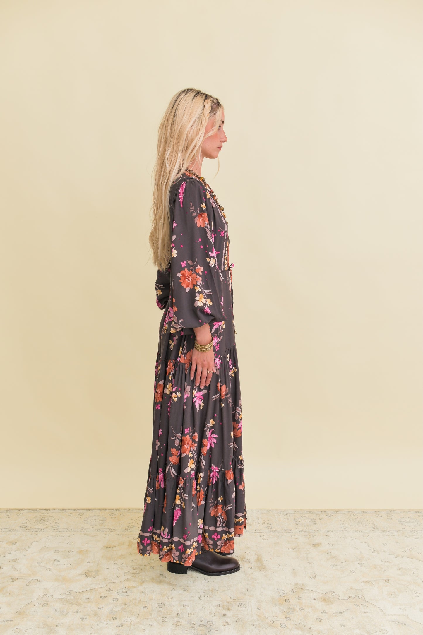 MONARCH BLOOM PRINT TERESA MAXI DRESS